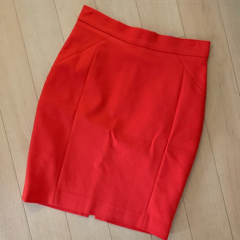 Red skirt